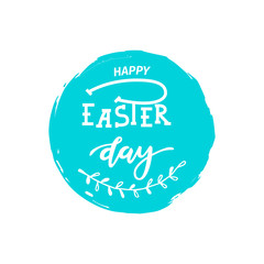 Hand sketched Happy Easter text