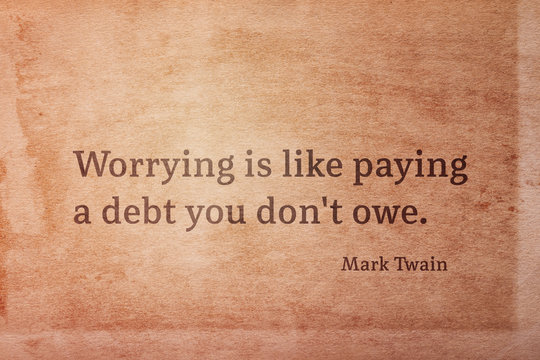 debt not owe Twain