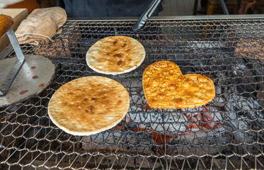 Food street in Japan