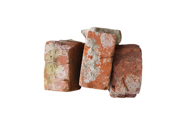 A pile of old bricks.