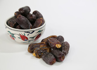 Date fruit. Ramadan concept. date market.
