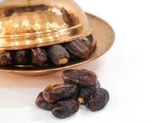 Date fruit. Ramadan concept. date market.