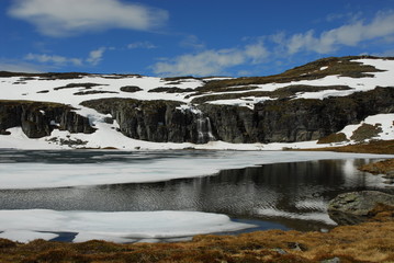 Norway is a country of beautiful waterfalls