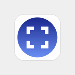 Fototapeta premium Modern Push Button Monogram