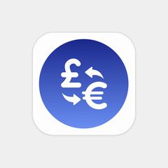 Modern Push Button Monogram