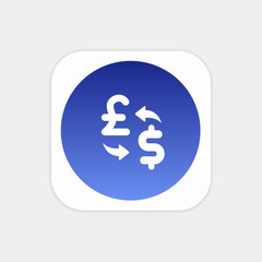 Modern Push Button Monogram