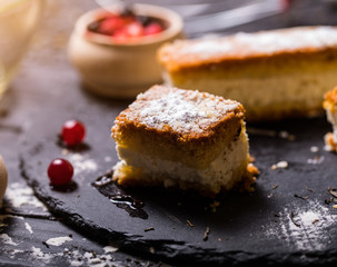 Cake. Food. 