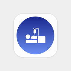 Modern Push Button Monogram