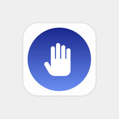 Obraz premium Modern Push Button Monogram