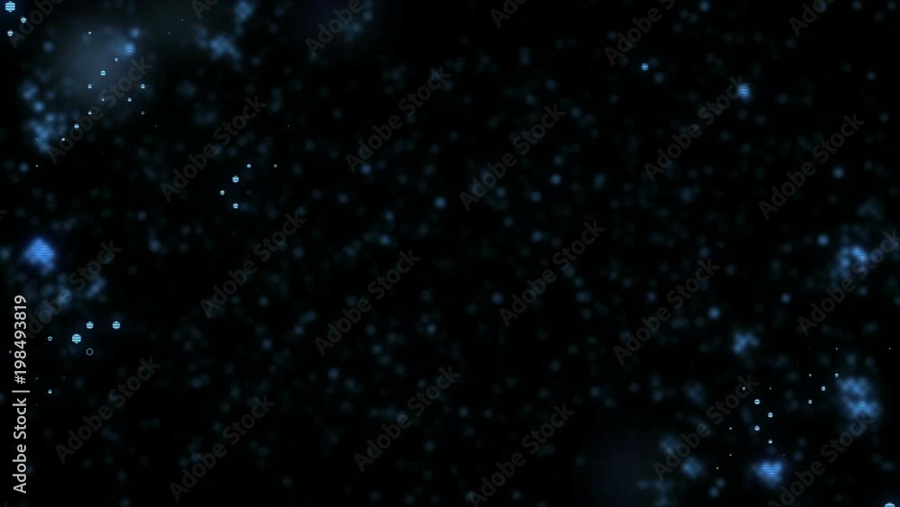 Poster pattern of moving and pulsating in space hexahedrons. presentation, business meeting, technical back