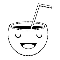 kawaii cocktail icon