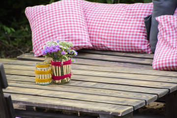  Flowers on the table
