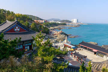 Haedong yonggungsa seaside temple in Busan