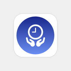 Modern Push Button Monogram