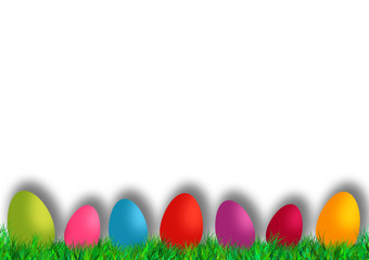 easter eggs backgroung