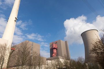 building of mine with blue sky