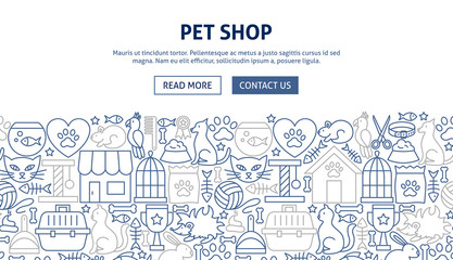 Pet Shop Banner Design