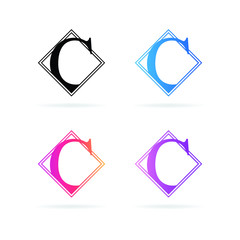 logo initial. c letter logo symbol