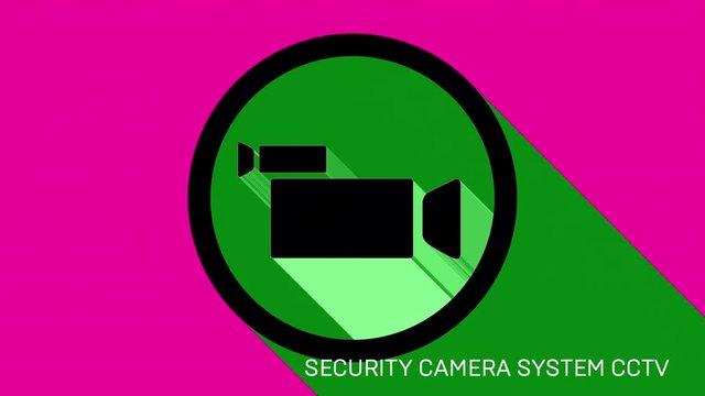 a sequence of cctv camera signs and symbols put together into a montage