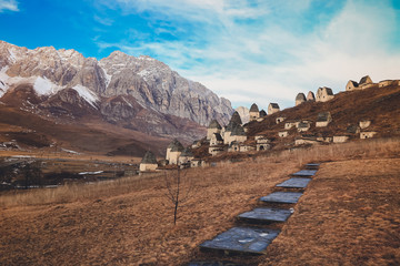 Mountins in the Dargavs, North Ossetia&ndash;Alania, Russia