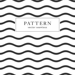 Waves geometric seamless pattern