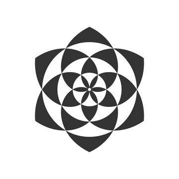 Circular Fractal Design Element