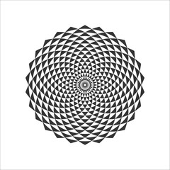 Circular Fractal Design Element