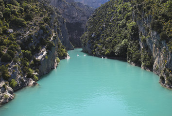 Canyon Gorges du Verdon, Verdon river, France