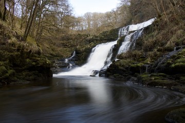 Fototapeta na wymiar Waterfall in Wales