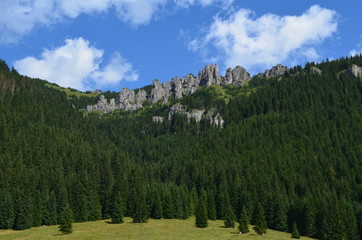 Skaliste szczyty w Dolinie Chochołowskiej, Polska © Ewa