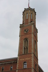 Turm des alten Postamts in Hamburg
