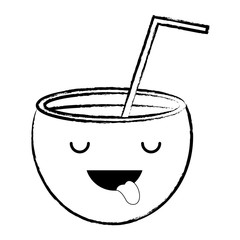 kawaii cocktail icon
