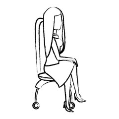 avatar businesswoman icon