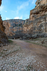 River canyon Mesa and jaraba monastery