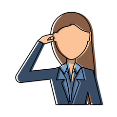 businesswoman thinking design