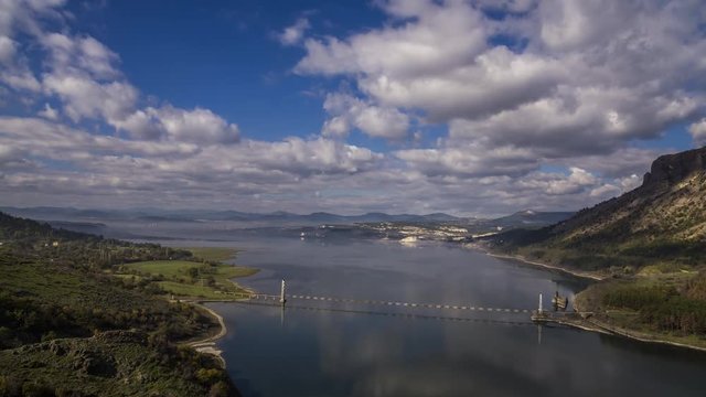 Time lapse over Studen kladenec dam.