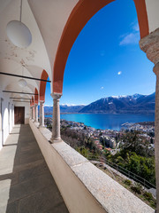 Wallfahrtskirche Madonna del Sasso, Locarno am Lago Maggiore