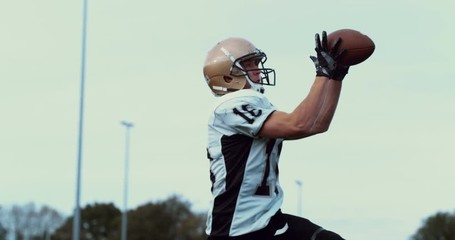 American football players in stadium during game - Powered by Adobe