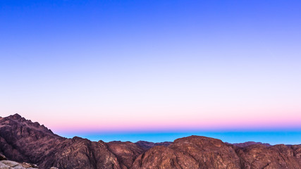 Mount Sinai, Mount Moses in Egypt.