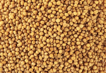 Brown mustard seeds abstract background