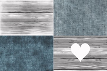 Set of homely grey indigo abstract background, material surface copyspace design.