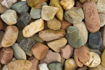 Different colored natural stones