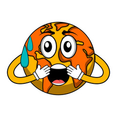 Surprised earth emote. Earth day