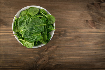 Fresh Spinach Leaves