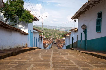 Tuinposter Village de Barichara, Santander, Colombie © Suzanne Plumette