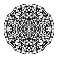 Mandala for coloring book