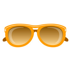 Isolated sunglasses icon