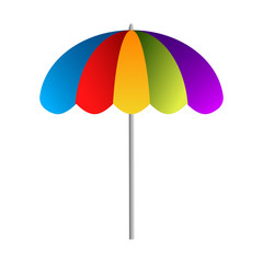 Obraz premium Isolated umbrella icon