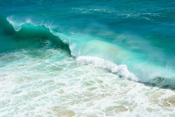 Ocean waves on Queensland coast