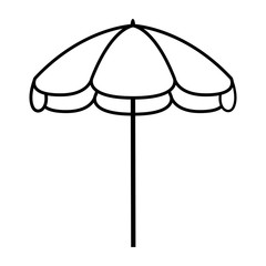 Isolated umbrella icon